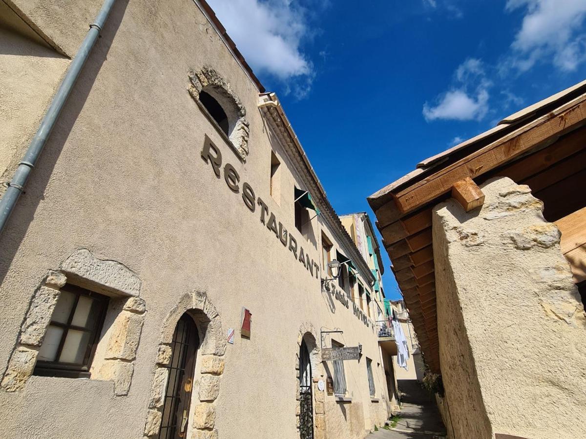 Hotel La Fontaine Saint-Martin-de-Brômes Extérieur photo